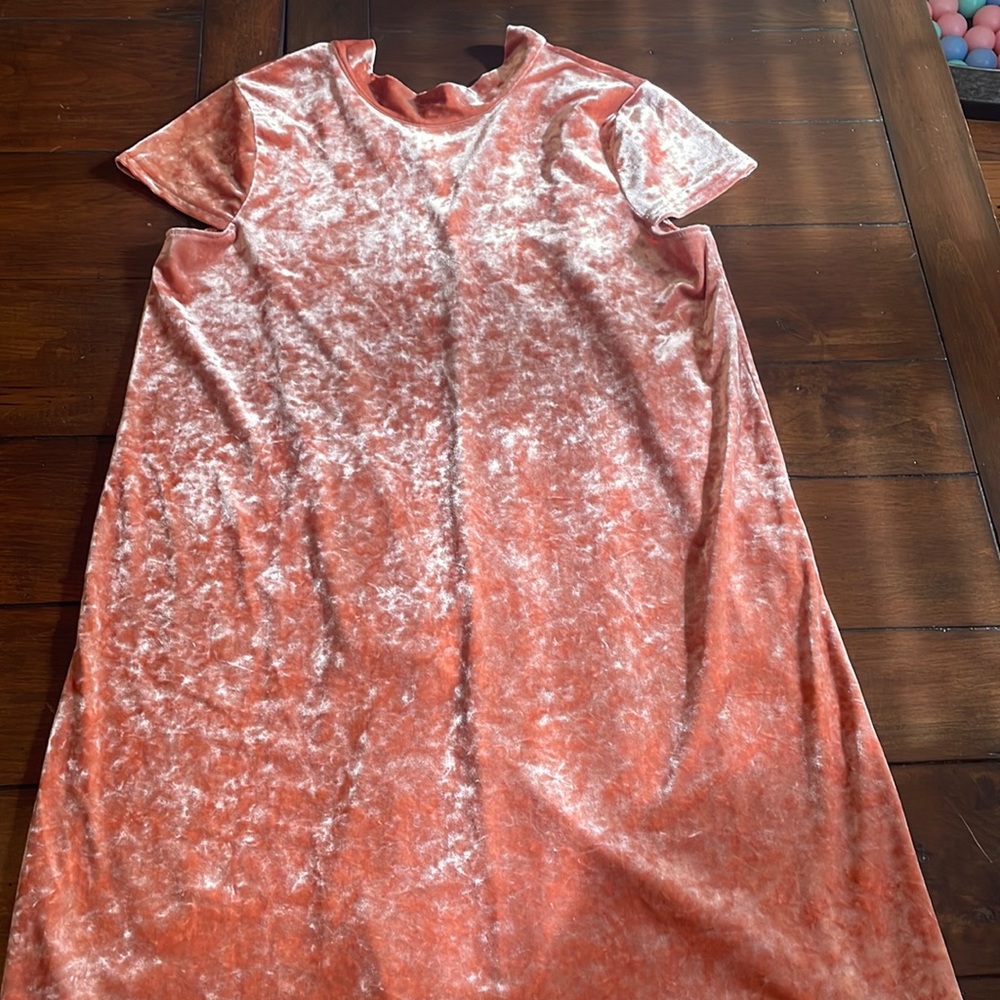 Madewell Crushed Velvet Swing Dress